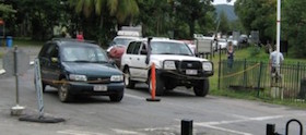 ferry queue